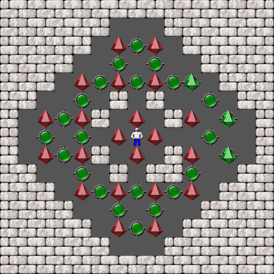 Sokoban Bugs550 collection level 11